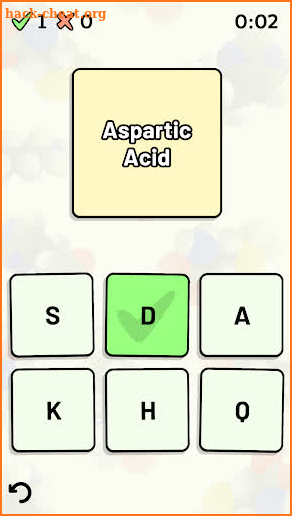 Amino Acid Quiz screenshot