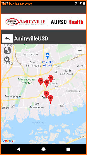 Amityville UFSD Health App screenshot