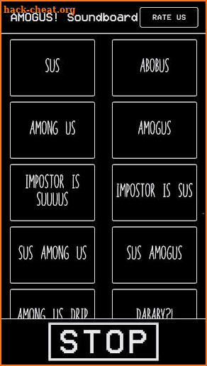 AMOGUS! Among Us Soundboard screenshot