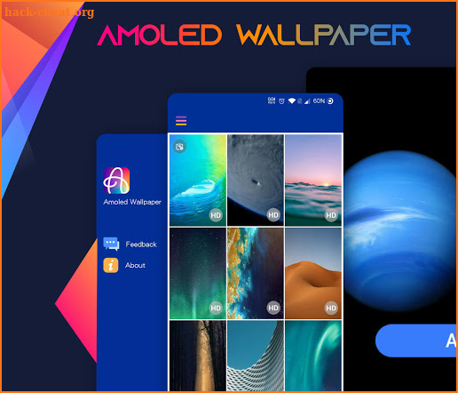 AMOLED Wallpaper: 3D Themes & 4K Wallpaper screenshot