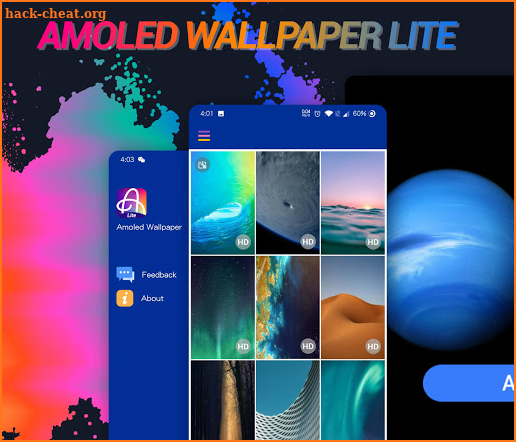 Amoled Wallpaper Lite screenshot