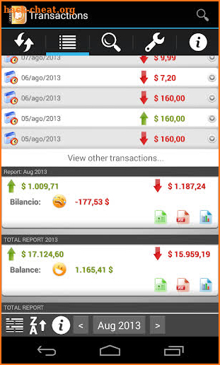 aMoney - Money Management screenshot