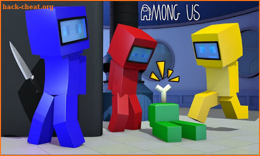 Among Us [Add-on + Skins 4D] for Minecraft PE screenshot