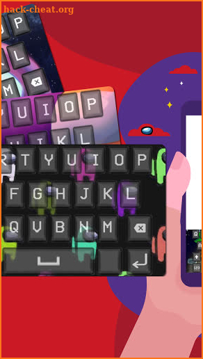 among us keyboard theme impostor screenshot