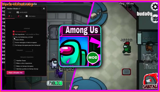 Among us Mod Menu App - Helper screenshot