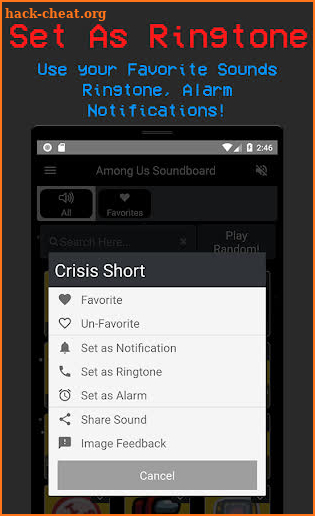 Among Us Soundboard - Game Sound Effects and more! screenshot