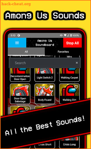 Among Us Soundboard - Game Sounds, Sound Effects screenshot