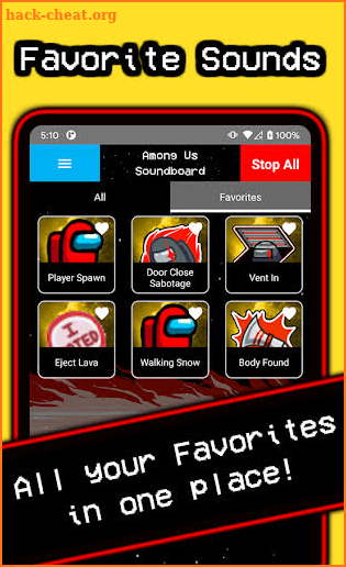 Among Us Soundboard - Game Sounds, Sound Effects screenshot