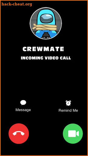 Among Us Video Call Chat Imposter & Crewmate Prank screenshot