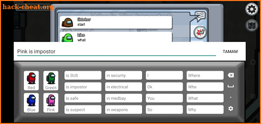 AmongKeyboard - Custom Keyboard for Among Us screenshot