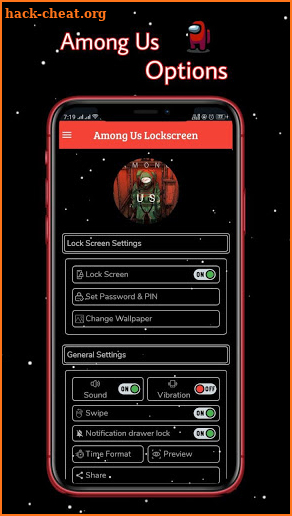 AmongLock - Set Among Us  Lock Screen screenshot