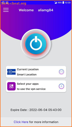 Amovpn connect screenshot