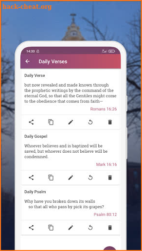 Amplified Bible offline audio screenshot