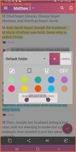 Amplified Bible Offline Free screenshot