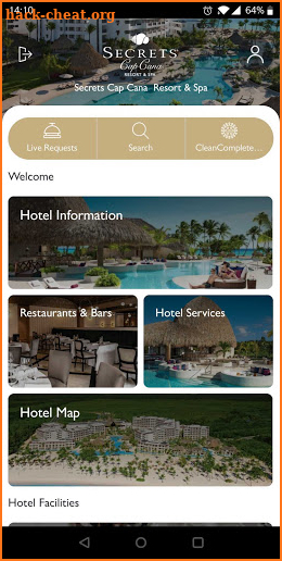 AMResorts screenshot