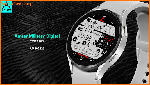 Amser Military Digi Watch Face screenshot