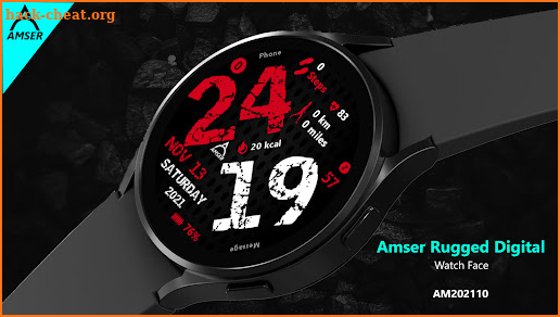 Amser Rugged Watch Face screenshot