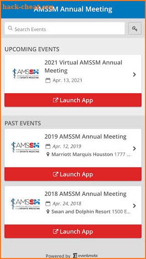 AMSSM Annual Meeting screenshot