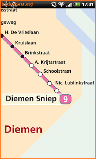 Amsterdam Metro & Tram Free Offline Map 2018 screenshot