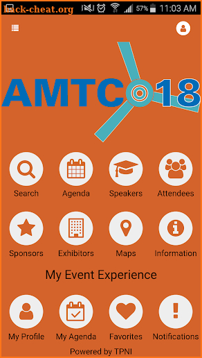 AMTC Events screenshot