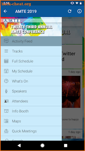 AMTE 2019 Conference App screenshot