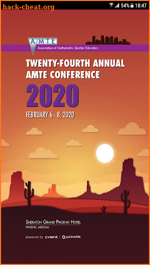 AMTE 2020 Conference App screenshot
