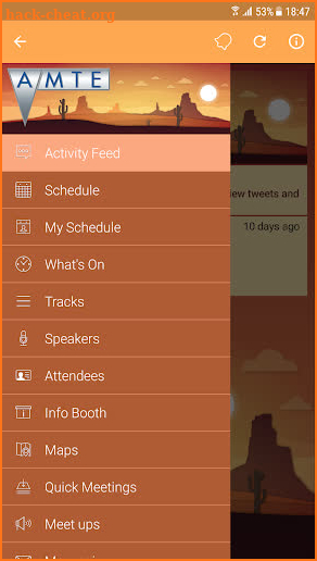 AMTE 2020 Conference App screenshot