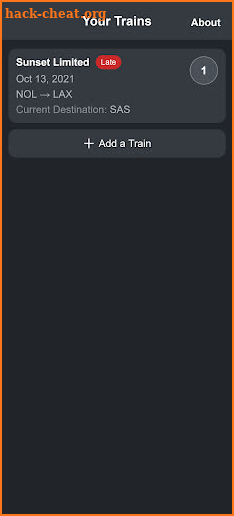 Amtrak Train Tracker by Piero™ screenshot