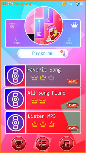 Amy Rose Piano Tiles Game screenshot