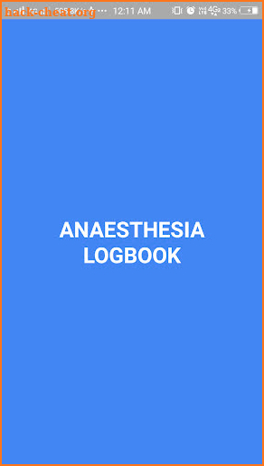 ANAESTHESIA LOGBOOK screenshot