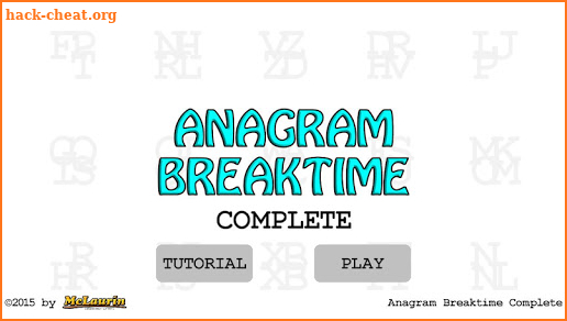 Anagram Breaktime Complete screenshot