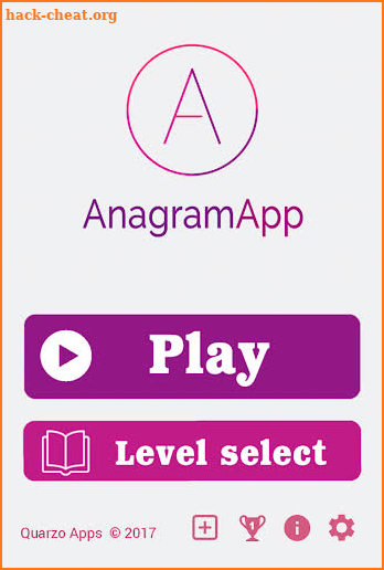 AnagramApp. Word anagrams screenshot