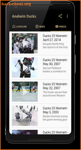 Anaheim Ducks: Livescore & News screenshot