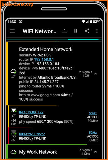 analiti - Speed Test WiFi Analyzer screenshot