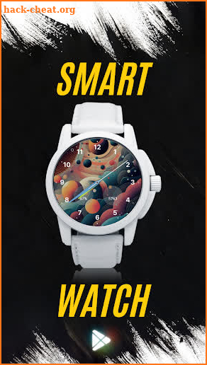 Analog Abstract Colorful Watch screenshot