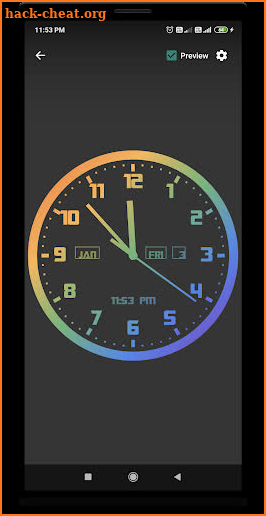 Analog Clock Live Wallpaper screenshot