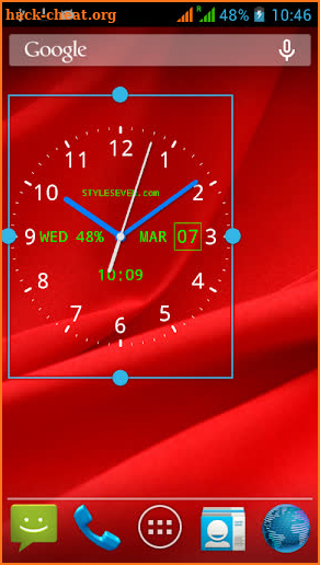 Analog Clock Live Wallpaper-7 PRO screenshot