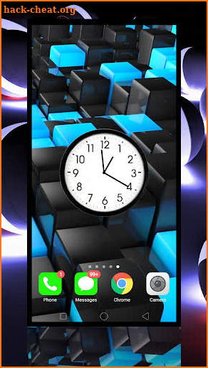 Analog clock widget & 3D live wallpapers screenshot
