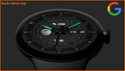 Analog Color Watchface WearOS screenshot