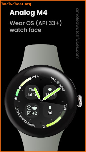 Analog M4 Watch Face screenshot