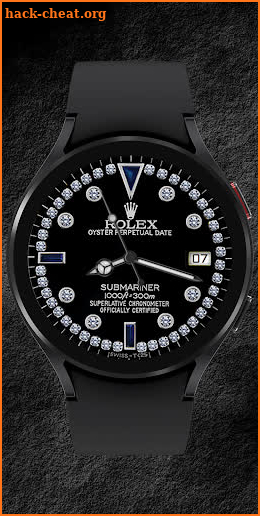 Analog Rolex Black WatchFace screenshot