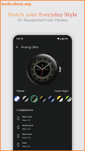 Analog Ultra Watch Face screenshot