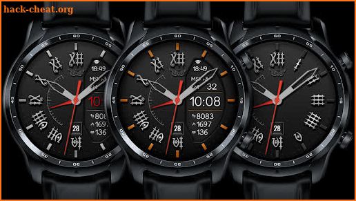 Analog UNIWOON WS46 Watch face screenshot