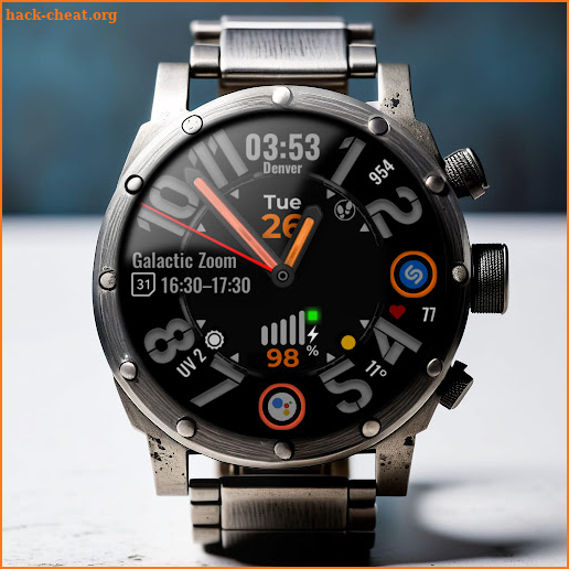 Analog Watch Face CUE136PLUS screenshot