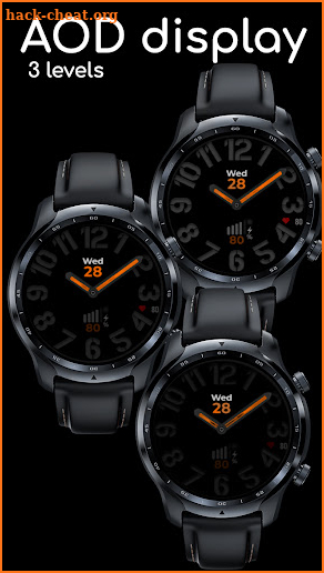 Analog Watch Face CUE136PLUS screenshot