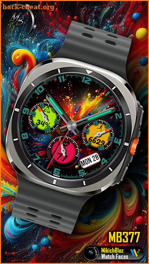 Analog Watch Face MB377 screenshot