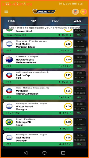 Analystman Betting Tips screenshot