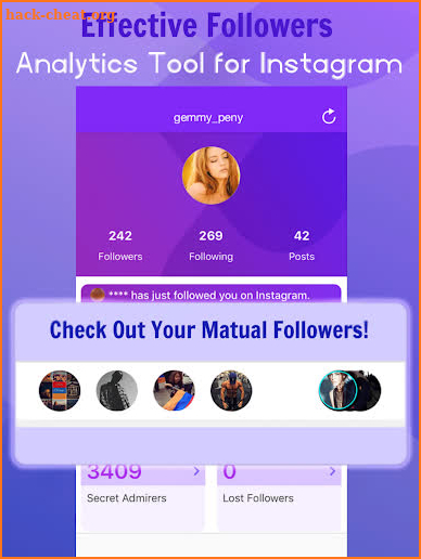 Analytics for Instagram - Followers Likes Reposts screenshot