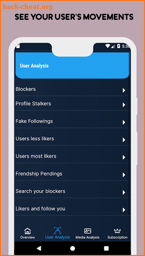 Analyze In - Followers analyzer for Instagram screenshot