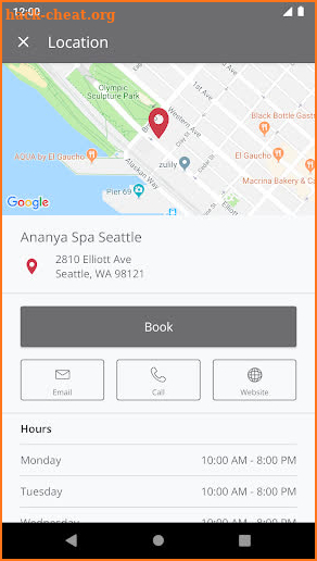 Ananya Spa Seattle screenshot